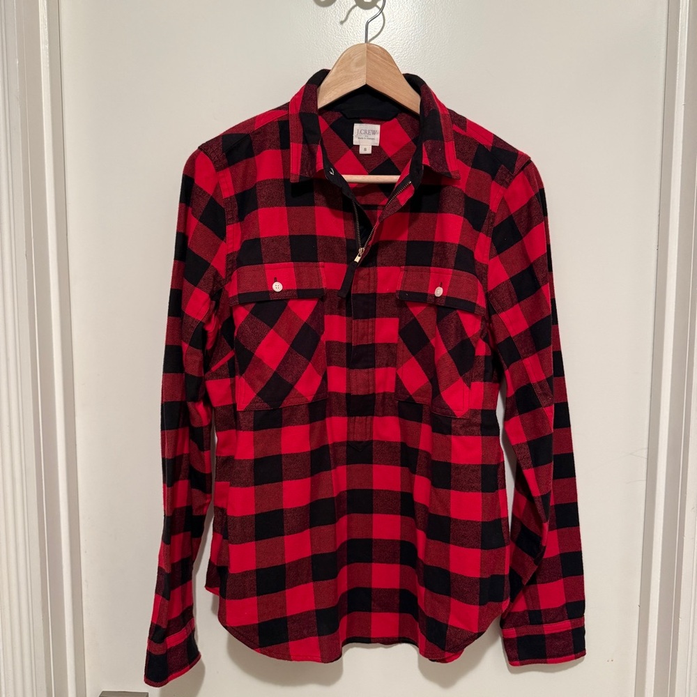 J CREW Women’s flannel pullover